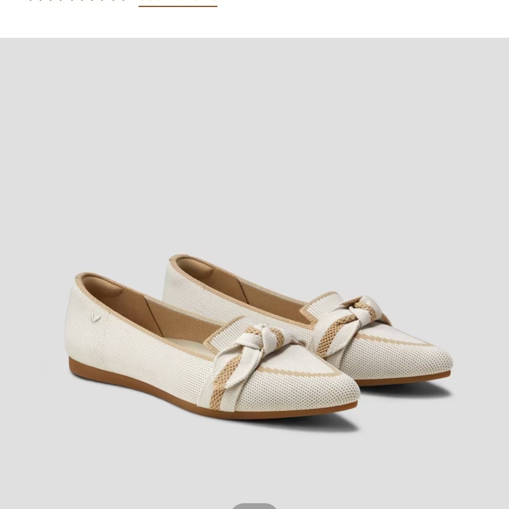 Vivaia Pointed-Toe Bow Loafers (Michelle 2.0)